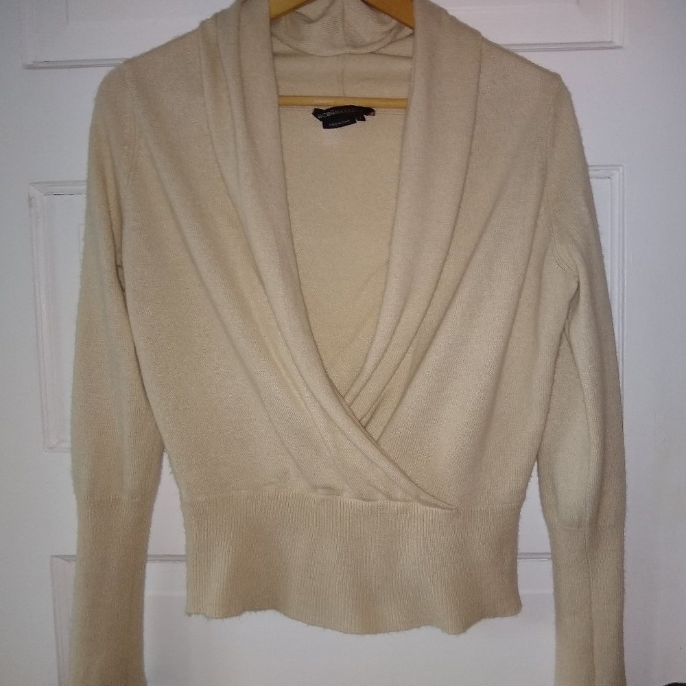 BCBG Max Azaria wrap sweater, size large